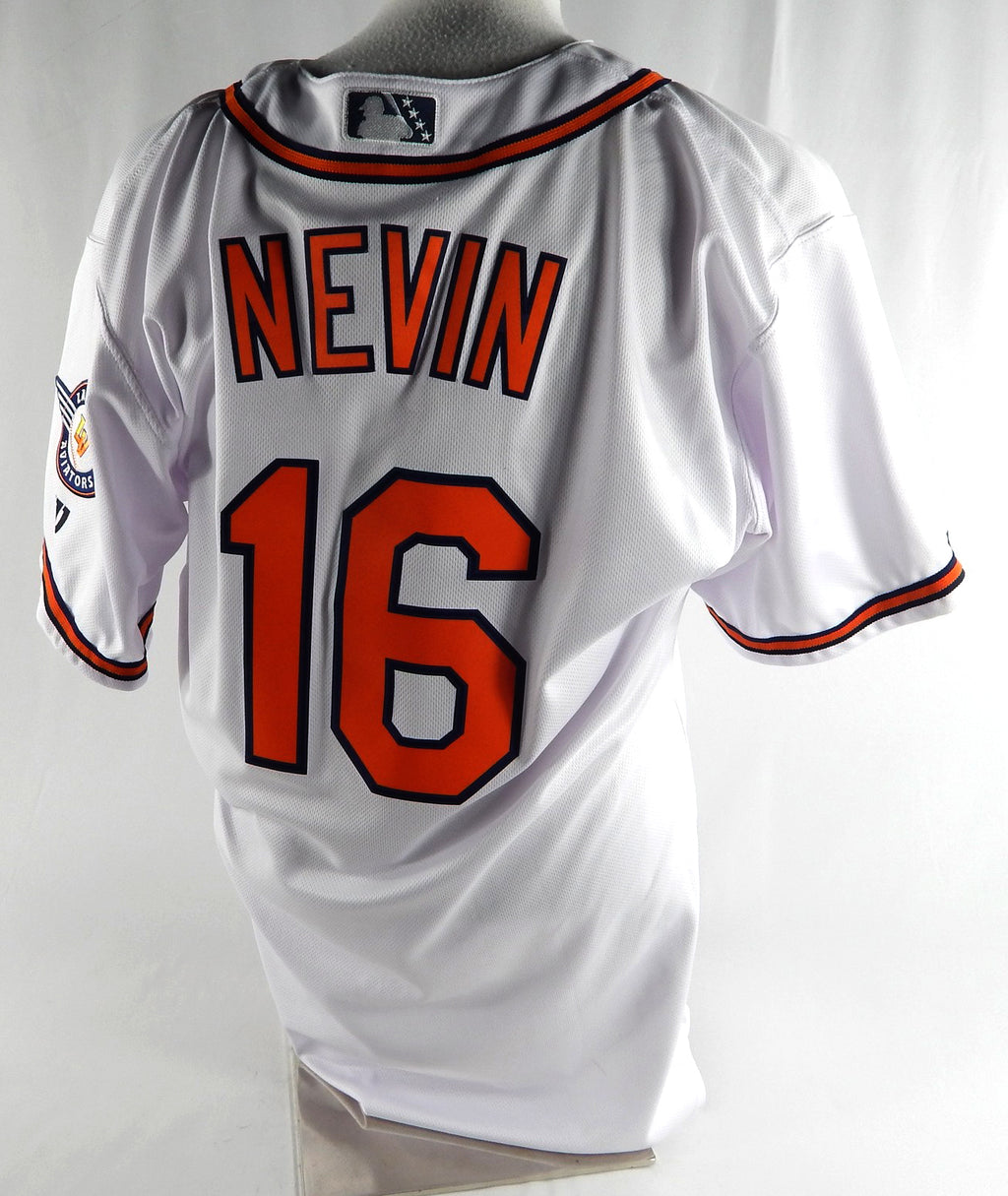 2024 Las Vegas Aviators Tyler Nevin #16 Game Used White Jersey 46 DP89662 Pic2