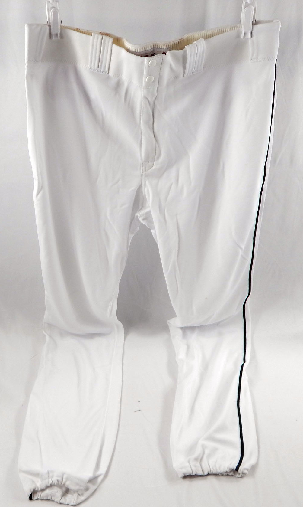 2012 Miami Marlins Dontrelle Willis #35 Game Used White Baseball Pants 42 113596