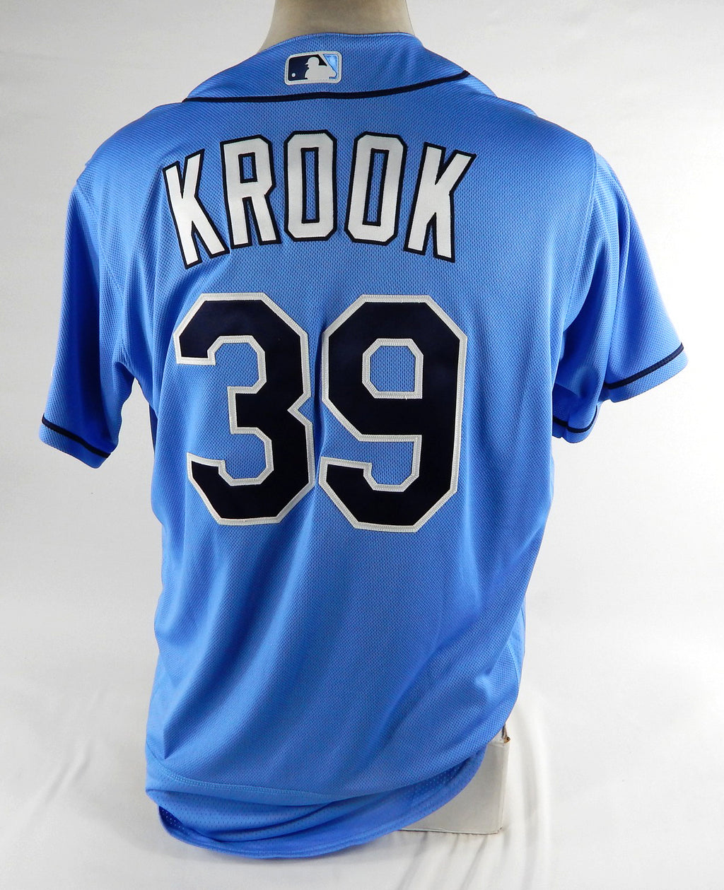 Tampa Bay Rays Matt Krook #39 Game Issued Blue Jersey BP ST 46 DP72490