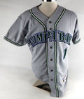 2001-04 Tampa Bay Devil Rays #1 Game Issued Grey Jersey 519