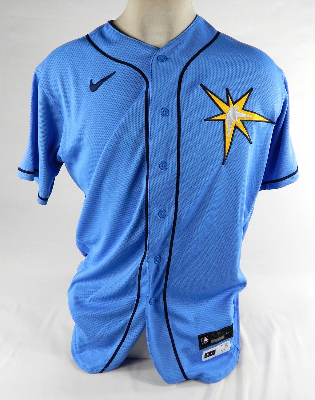 2023 Tampa Bay Rays North #35 Game Issued Blue Jersey BP ST 46 DP72491 Pic2