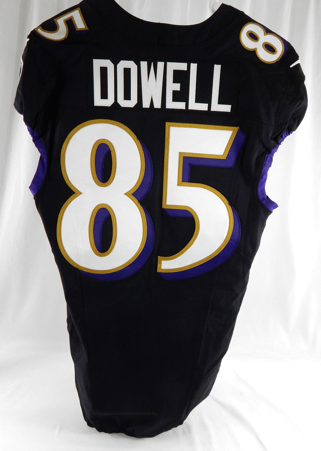 2024 Baltimore Ravens Colton Dowell #85 Game Issued Black Jersey 38 718 Pic2