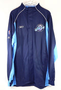 Utah Jazz NBA Authentics Reebok Team Issued Warm Up Jacket Blue XL Tall