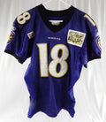 2010 Baltimore Ravens Donte' Stallworth #18 Game Used Purple Practice Jersey 7