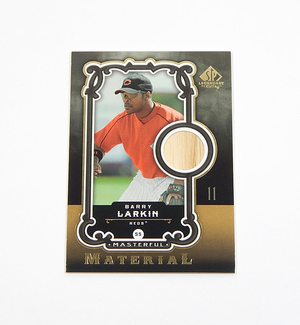 2007 SP Legendary Cuts Masterful Materials Barry Larkin #MM-BL Game Used Bat