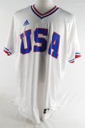 Kansas Jayhawks Blank Game Issued White Jersey Baseball 48 973