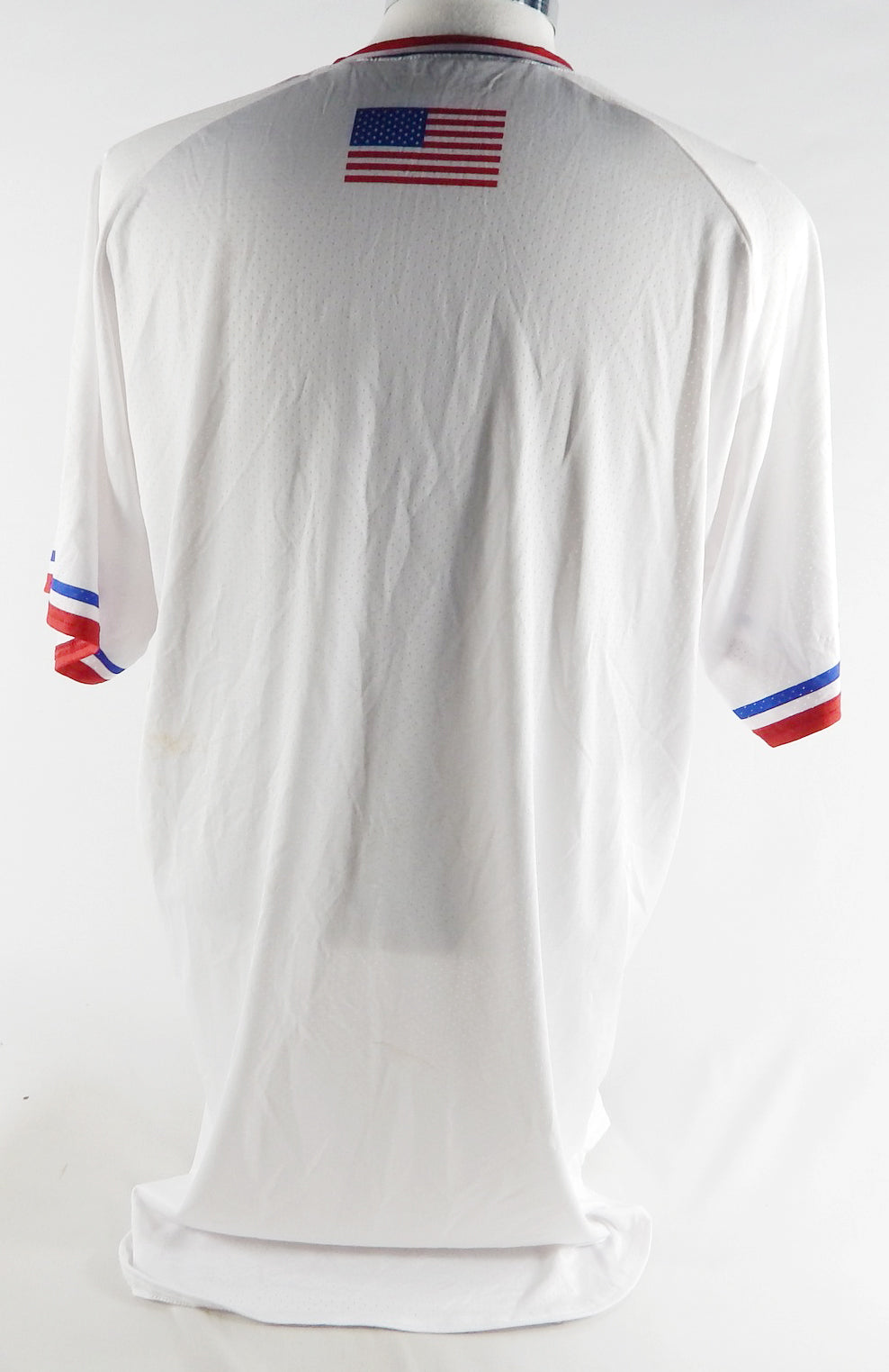 Kansas Jayhawks Blank Game Issued White Jersey Baseball 48 973 Pic2
