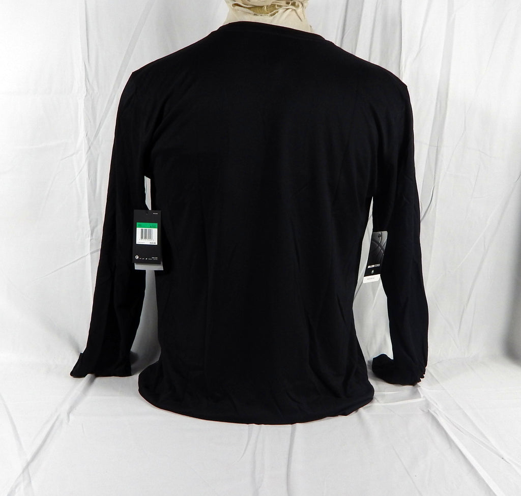 2018-19 Detroit Pistons Team Issued Black Long Sleeve Training Shirt Nike XLT 4S Pic2