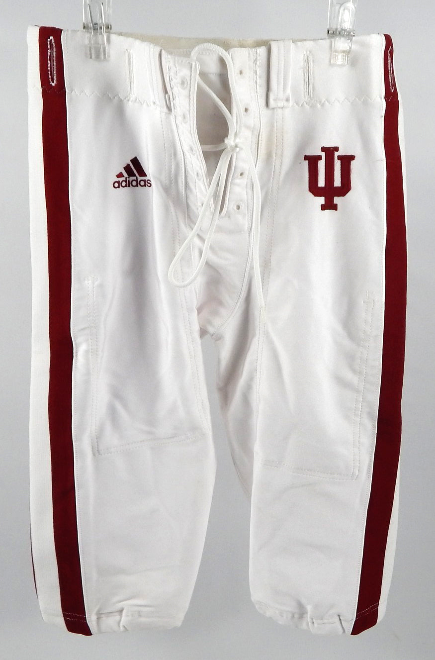 2009 Indiana Hoosiers Game Used White Pants 36 657