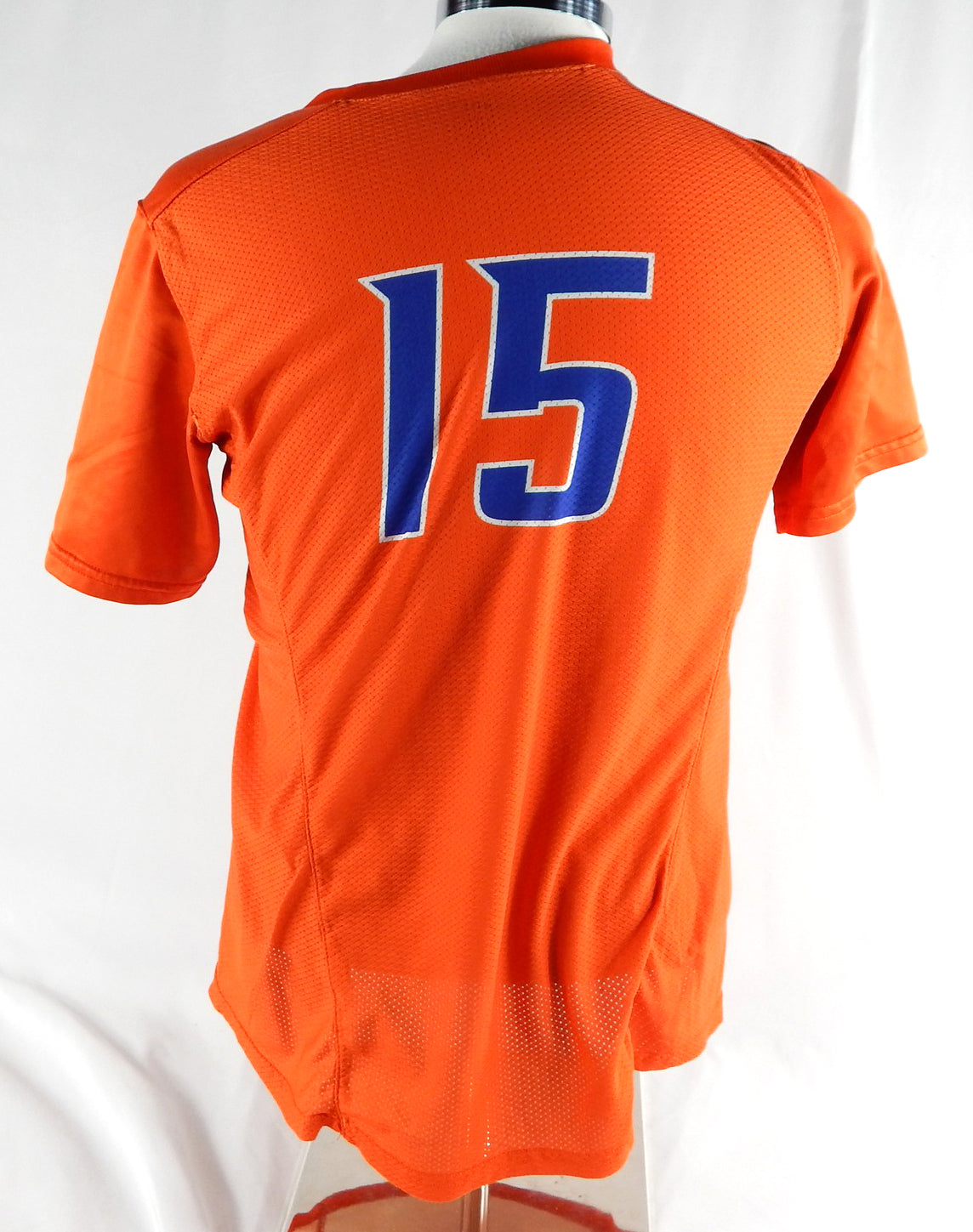 2015 Boise State Broncos #15 Game Used Orange Jersey Womens Soccer L 711 Pic2