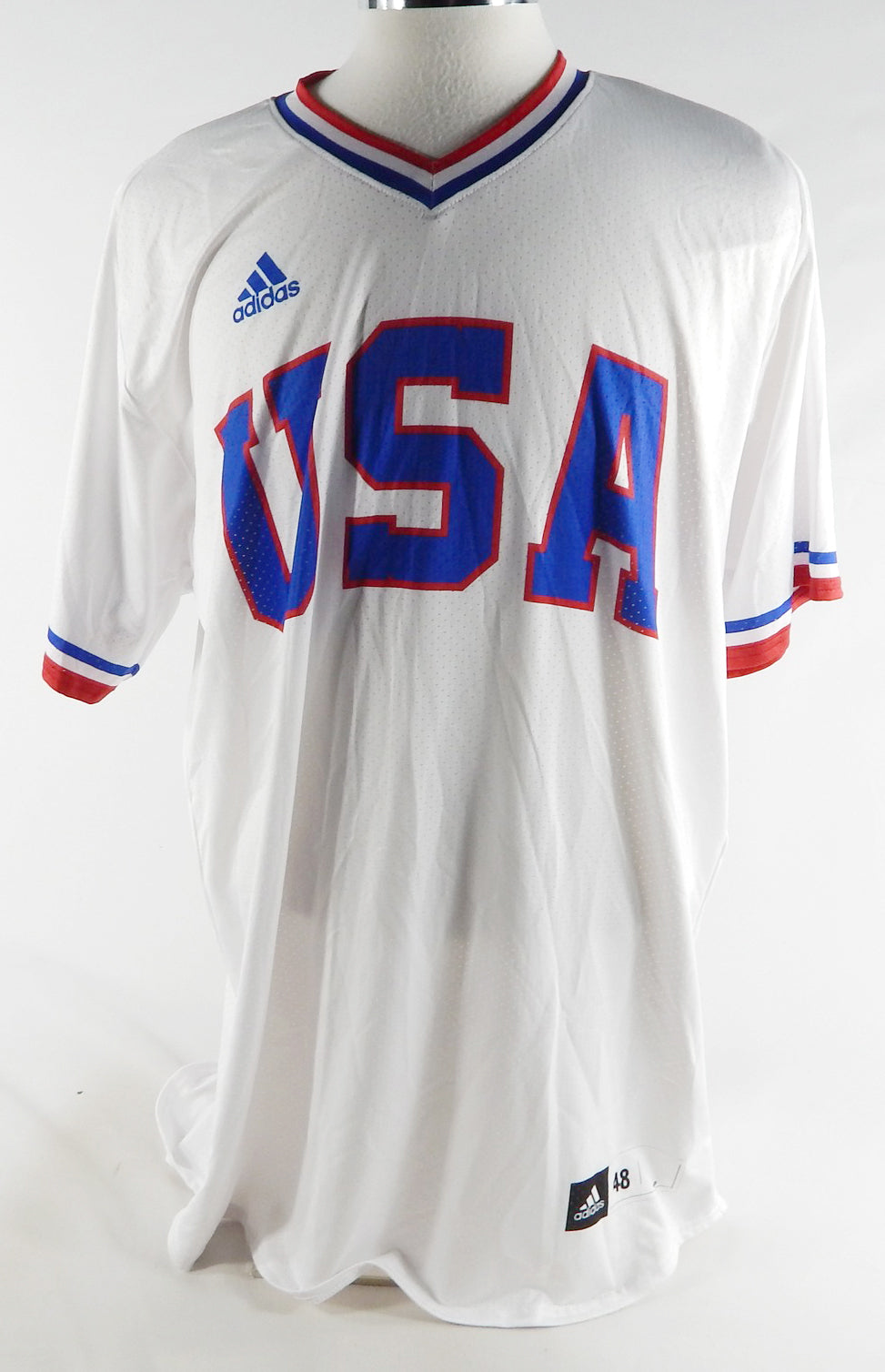 Kansas Jayhawks Blank Game Issued White Jersey Baseball 48 975