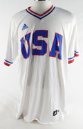 Kansas Jayhawks Blank Game Issued White Jersey Baseball 48 975