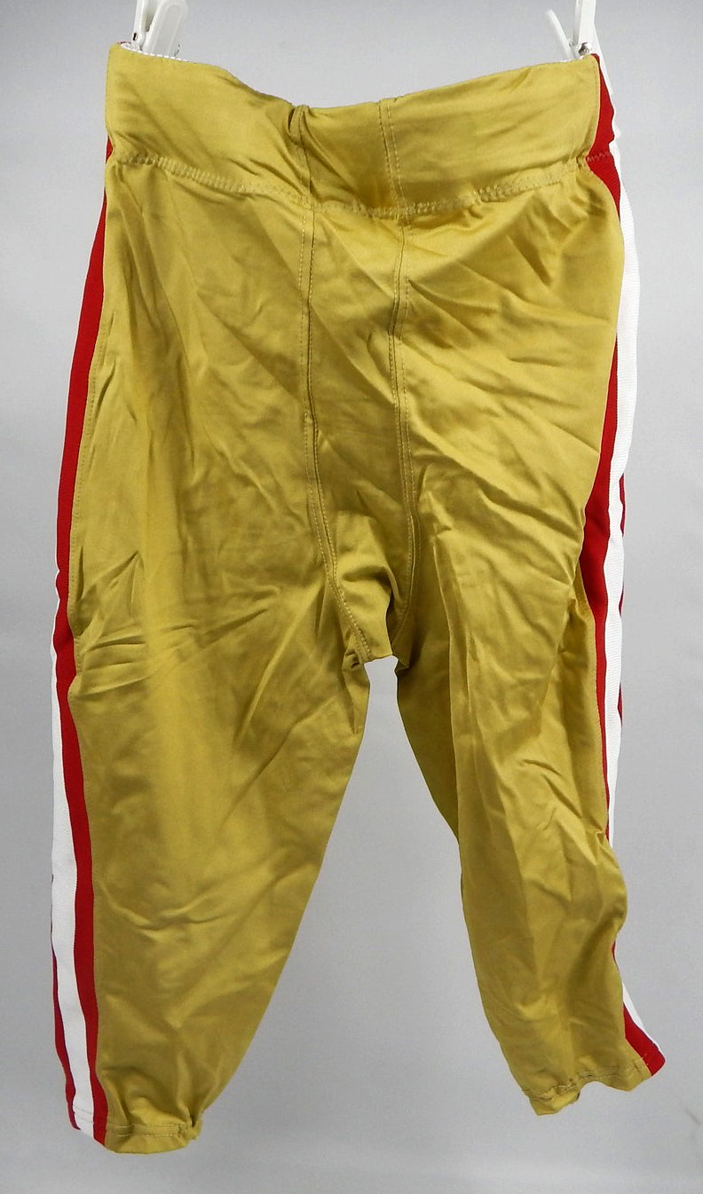2009 San Francisco 49ers Game Issued Gold Pants 36 105 Pic2