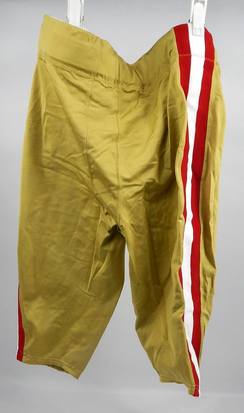 2009 San Francisco 49ers Game Issued Gold Pants 40 107 Pic2