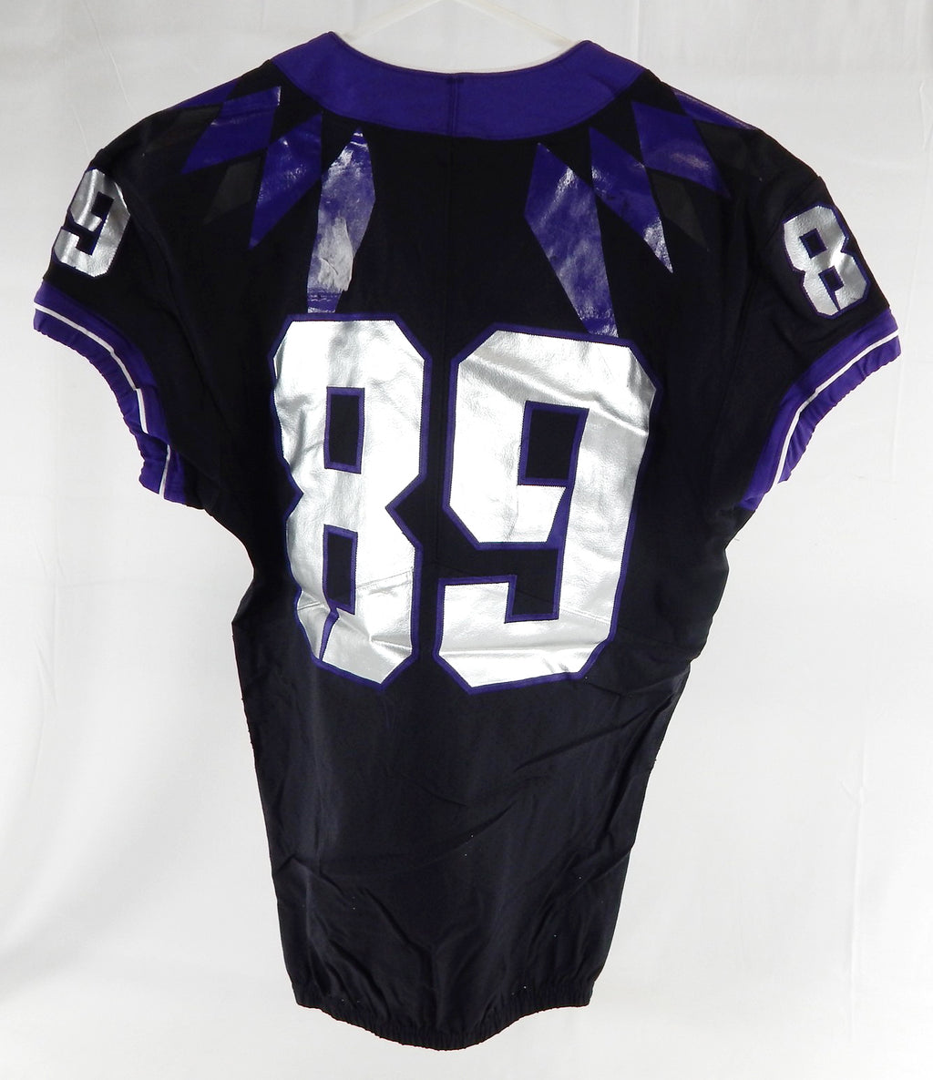2019-24 Texas Christian TCU Frogs #89 Game Used Black Jersey Football NP R 42 85 Pic2