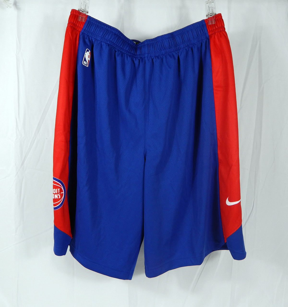 2018-19 Detroit Pistons Team Issued Blue Practice Shorts AJ5064-495 XLT 698S