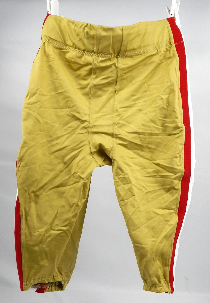 2009 San Francisco 49ers Game Issued Gold Pants 34 109 Pic2