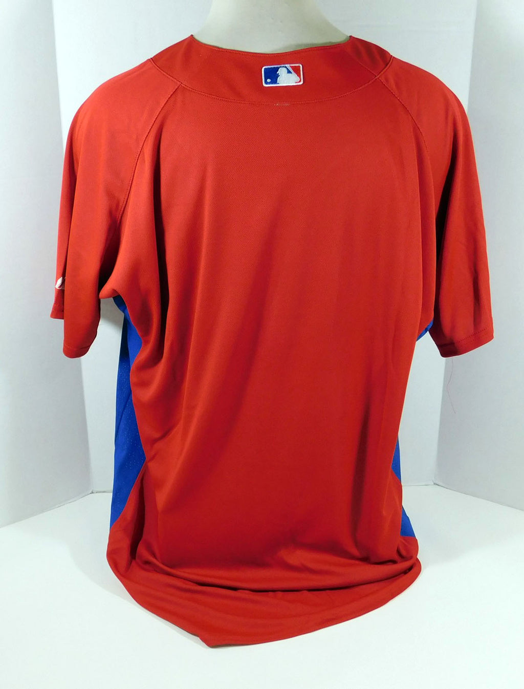 2007-10 Philadelphia Phillies Blank Game Issued Red Jersey BP ST 50 DP08641 Pic2