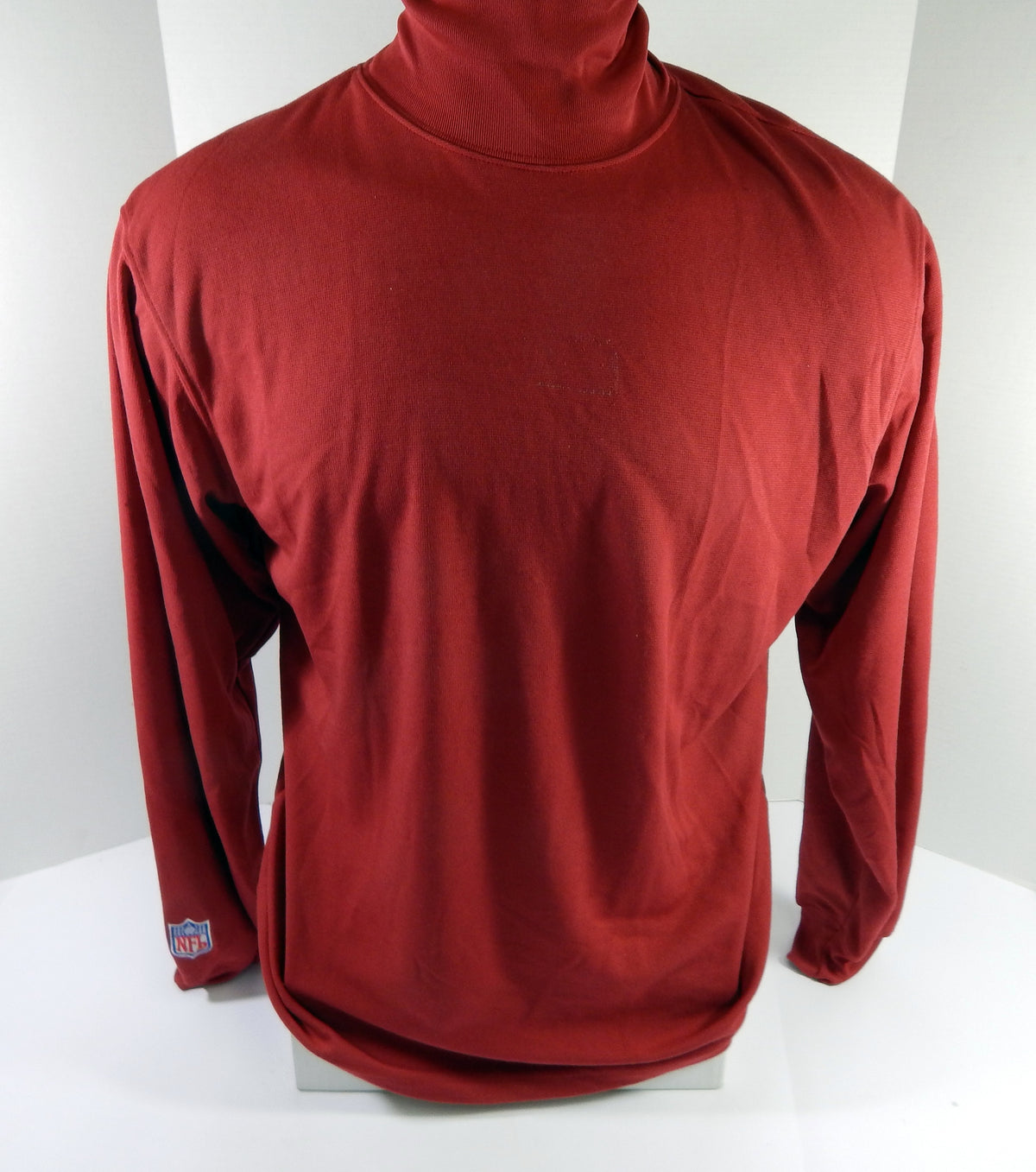 San Francisco 49ers Team Issued Red Turtleneck Shirt L 098