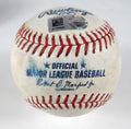 2023 Marlins Nationals Game Used Baseball Trevor Williams Josh Bell Line Out 272
