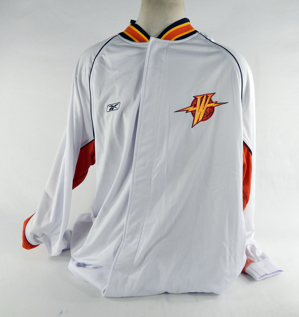 2000s Golden State Warriors Game Issued White Game Jacket 3XLT 450