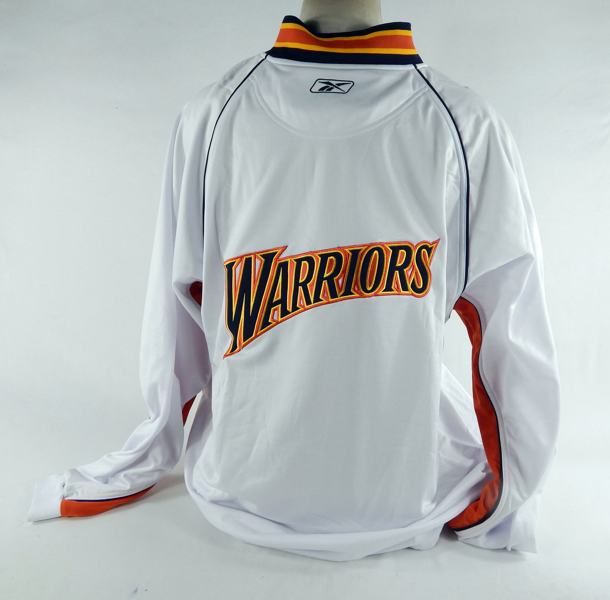 2000s Golden State Warriors Game Issued White Game Jacket 3XLT 450 Pic2
