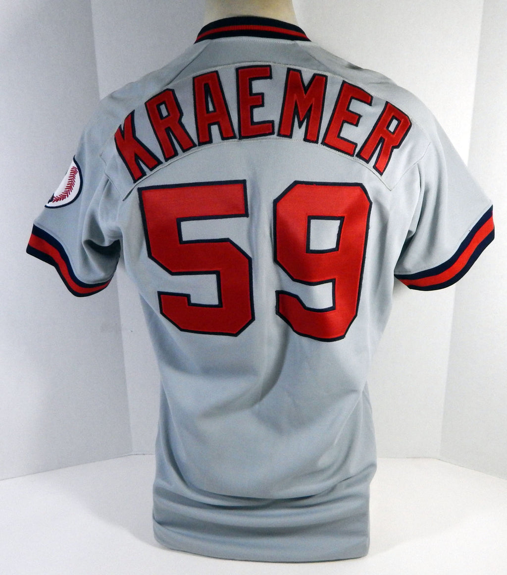 California Angels Joe Kraemer #59 Game Issued Grey Jersey 44 DP14378