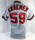 California Angels Joe Kraemer #59 Game Issued Grey Jersey 44 DP14378