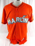 2012-18 Miami Marlins Rodrigo Vigil #46 Game Used Orange Jersey 46 DP113178