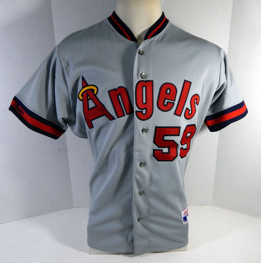 California Angels Joe Kraemer #59 Game Issued Grey Jersey 44 DP14378 Pic2