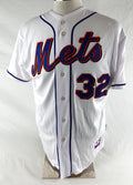2011 New York Mets Jenrry Mejia #32 Game Issued White Jersey 46 403