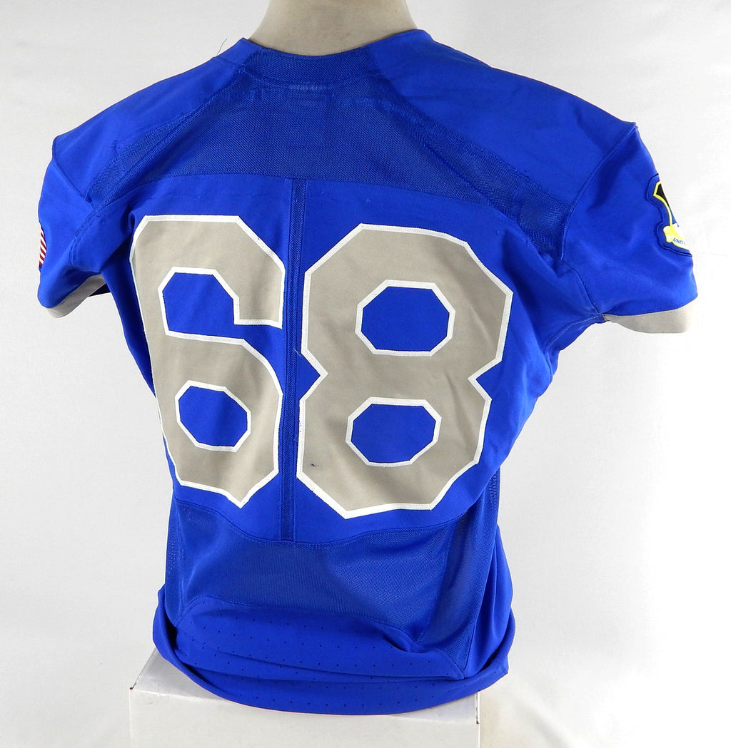 Air Force Falcons #68 Game Used Blue Jersey NP Rem XL 013 Pic2
