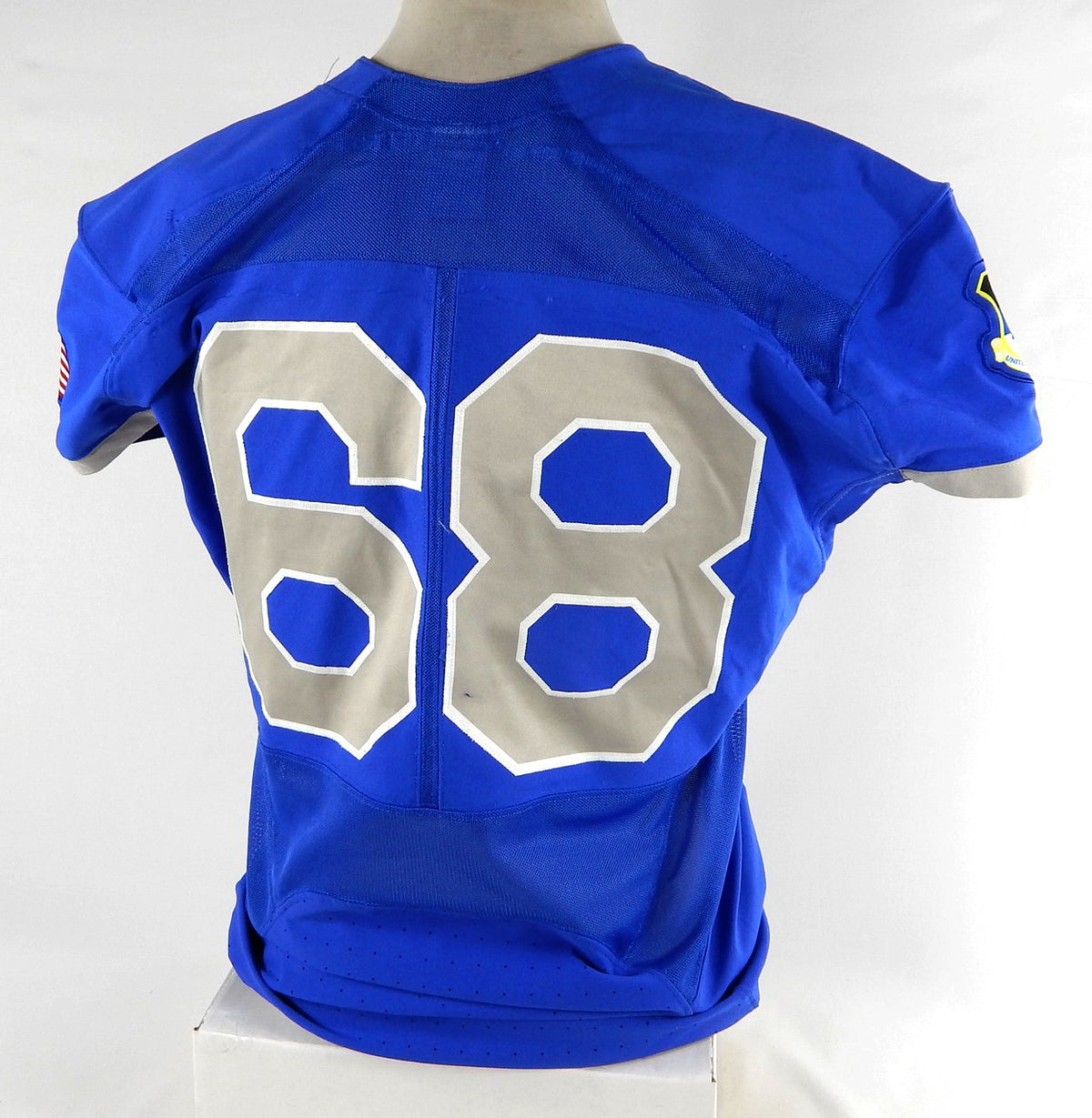 Air Force Falcons #68 Game Used Blue Jersey NP Rem XL 013 Pic2