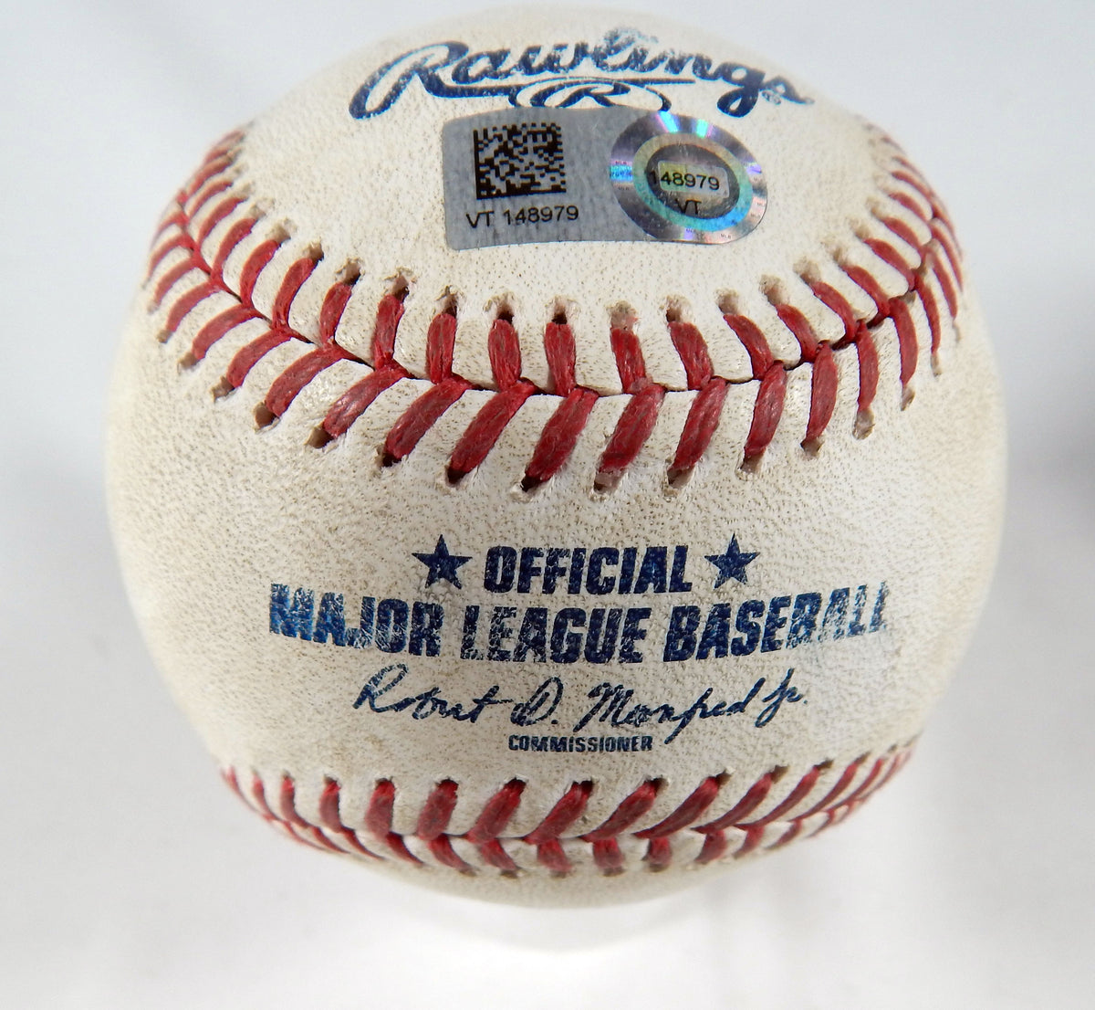 2023 Los Angeles Dodgers Nationals Game Used Baseball Jake Irvin Perlata Foul 7