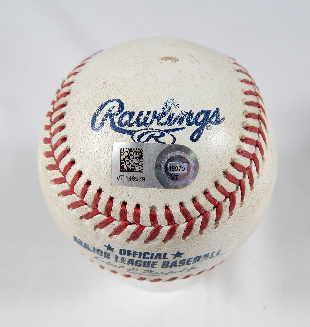 2023 Los Angeles Dodgers Nationals Game Used Baseball Jake Irvin Perlata Foul 7 Pic2
