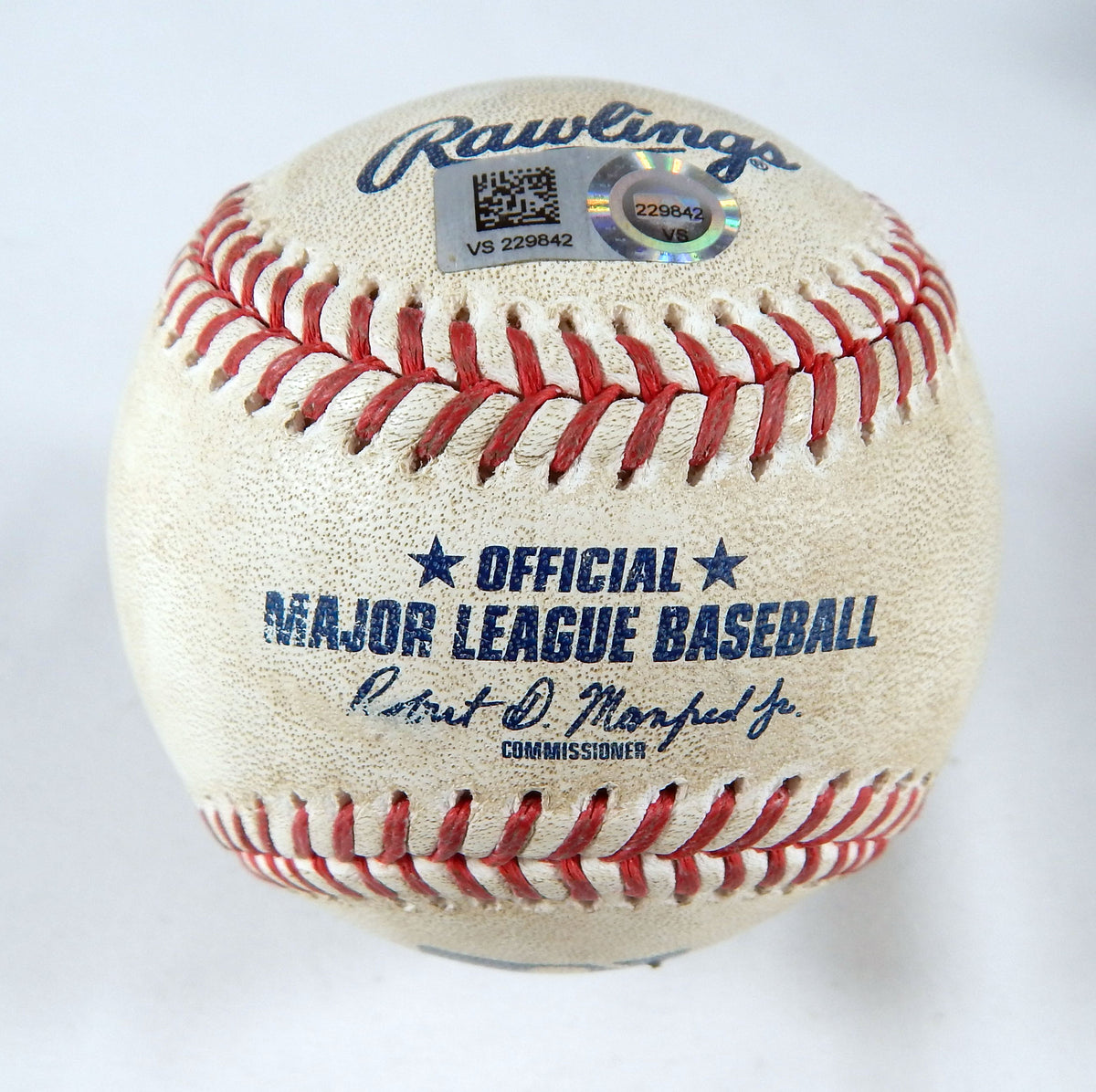 2023 Tampa Rays Nationals Game Used Baseball Patrick Corbin Isaac Paredes Ball 8