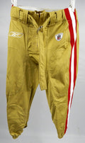 2009 San Francisco 49ers Game Issued Gold Pants Size 34 112