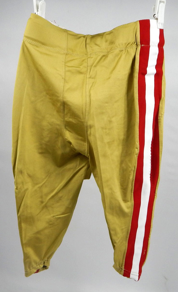 2009 San Francisco 49ers Game Issued Gold Pants Size 34 112 Pic2