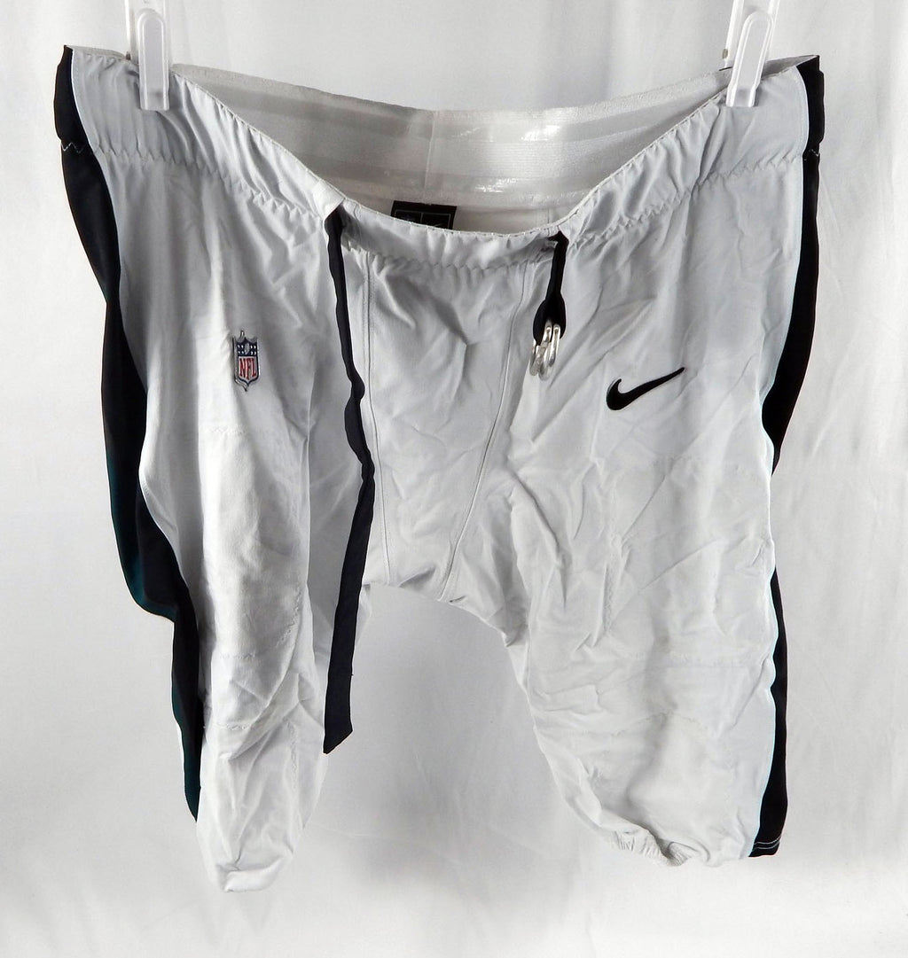 2024 Philadelphia Eagles Jordan Mailata #68 Game Used White Football Pants 46 07