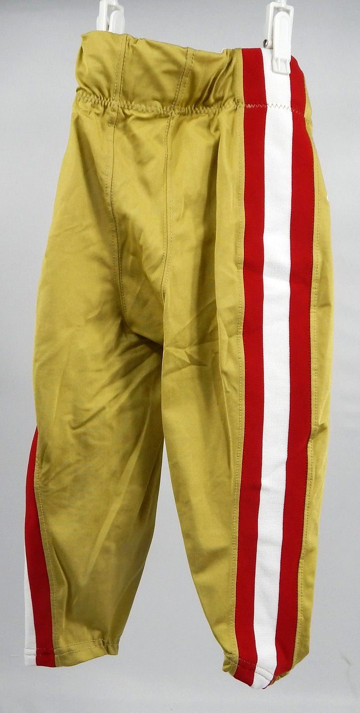 2009 San Francisco 49ers Game Issued Gold Pants 26 114 Pic2