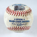 2023 Marlins Game Used Baseball Jacob Stallings GO Wendle ROE Berti Single
