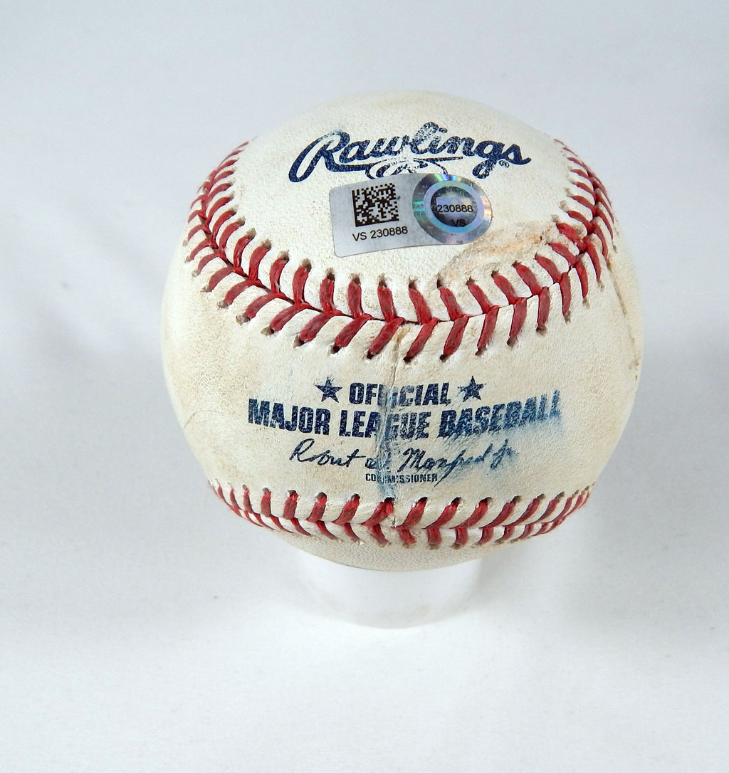 2023 Phillies Nationals Game Used Baseball Michael Lorenzen Dominic Smith ROE