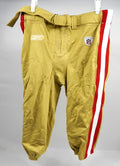 2009 San Francisco 49ers Game Issued Gold Pants 42 117