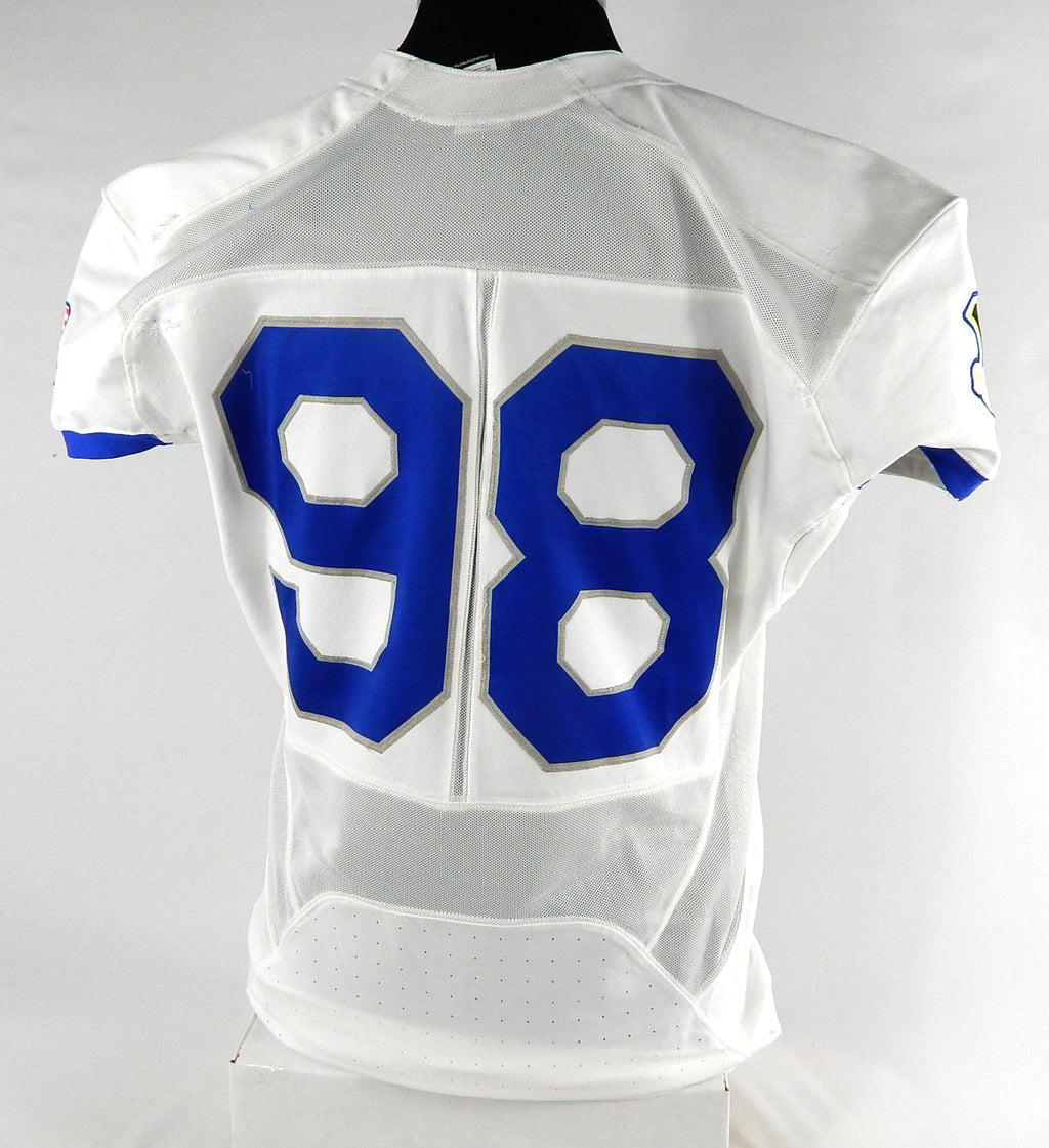 Air Force Falcons #98 Game Used White Jersey NP Rem XL 016 Pic2