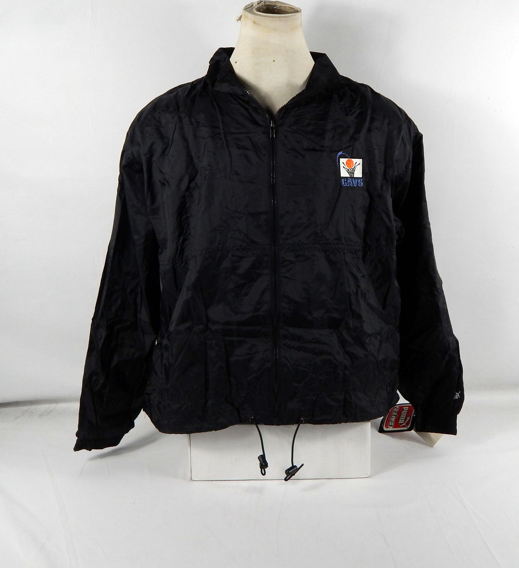1990s Cleveland Cavaliers Game Issued Black Zip Up Jacket L DP72265