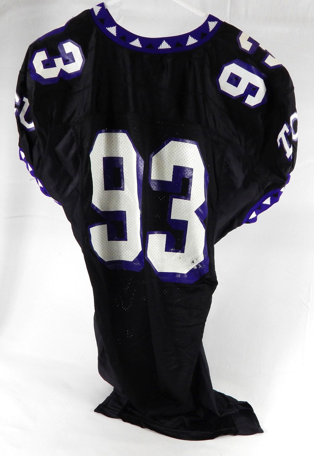Texas Christian TCU Frogs #93 Game Used Black Jersey Football NP Rem L 080 2004 Pic2