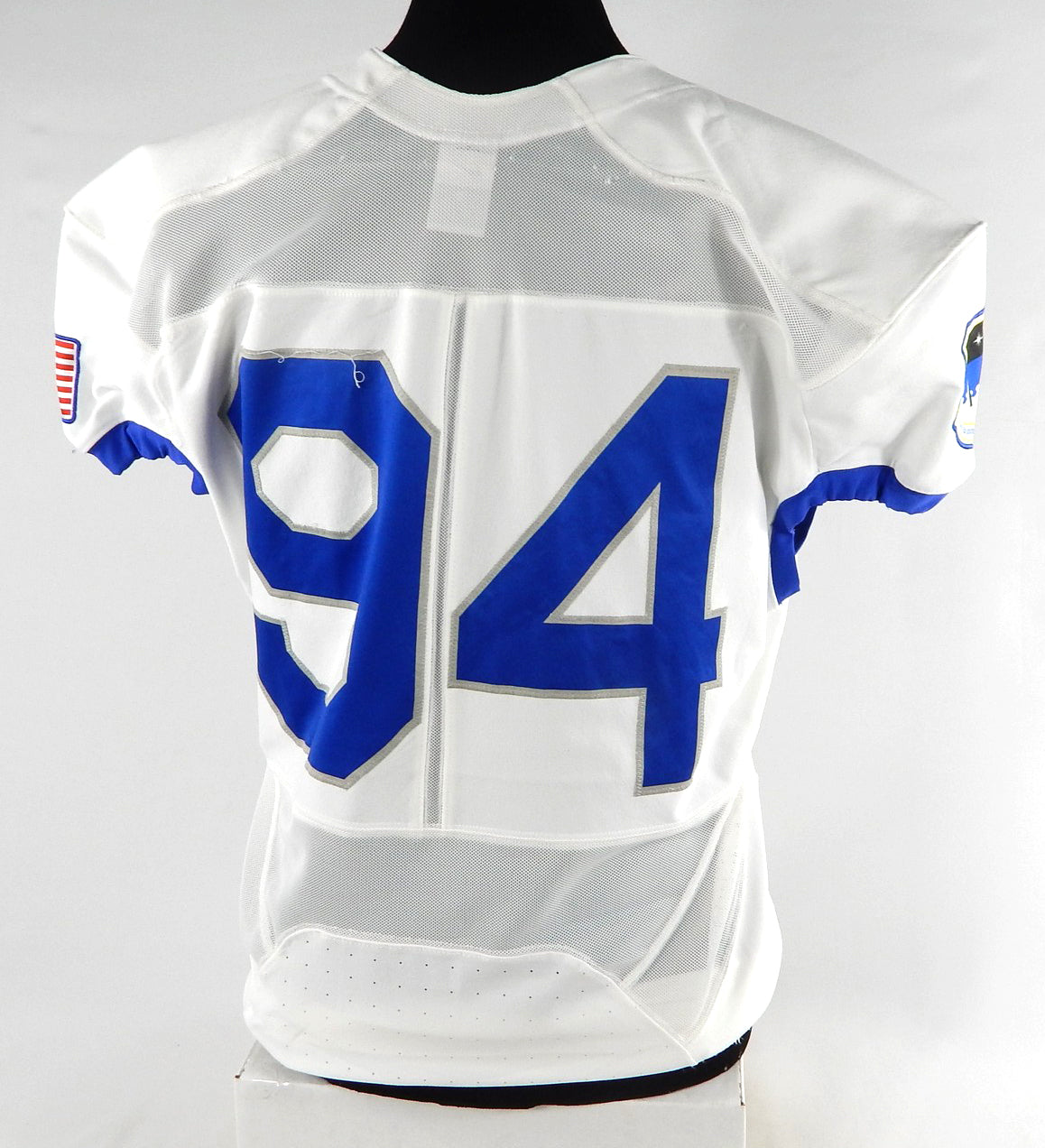 Air Force Falcons #94 Game Used White Jersey NP Rem XL 017 Pic2