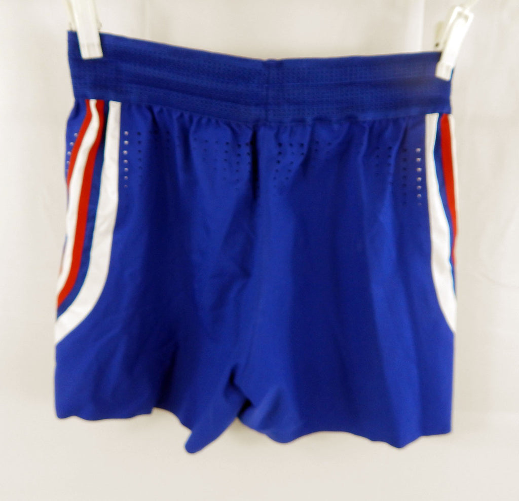 2022-23 Kansas Jayhawks Game Issued Blue Shorts Basketball M 767 Pic2
