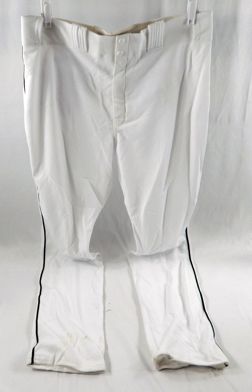 2012 Miami Marlins Josh Johnson #55 Game Used White Baseball Pants 40-46 P113611