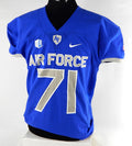 Air Force Falcons #71 Game Used Blue Jersey NP Rem XL 018